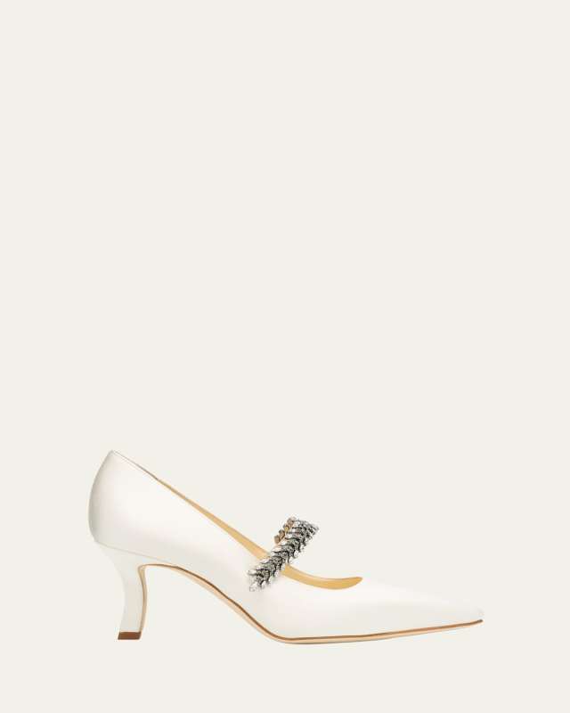 Majika Embellished Satin Pumps